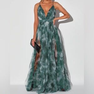 Lulus Emerald Green Maxi Dress